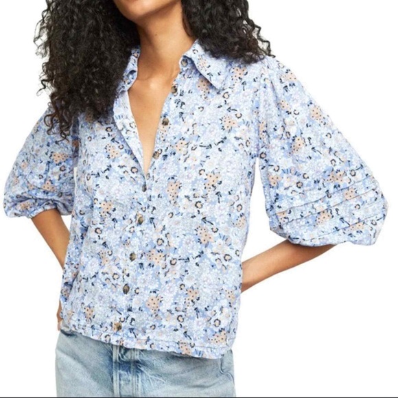 Free People happy days printed top - Picture 2 of 6